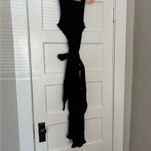 Navy Reversible Wrap dress